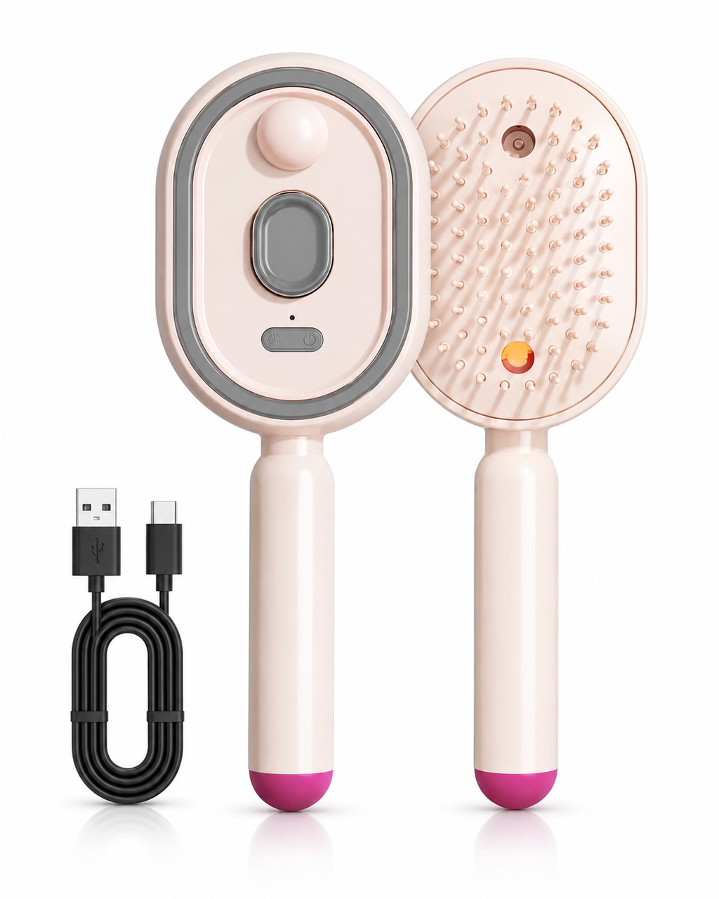 Cepillo Eléctrico con Spray y Cerdas Retráctiles
